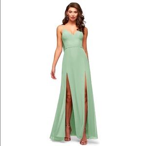 Azazi "Candice" Bridesmaids Dress in Agave